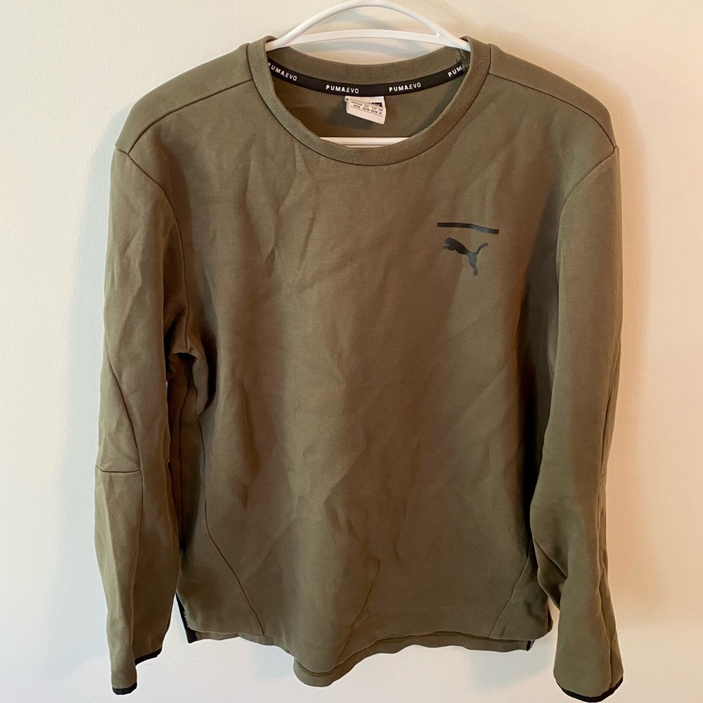 Puma Evo Shirt Olive Green Medium